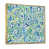 Toile avec cadre flottant or