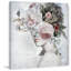 Couronne de fleurs rêveuses-reproduction sur toile tendue-50109914