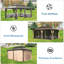 Structure en aluminium et auvents durables pour auvents et abri de jardin, pavillon de jardin moderne et élégant