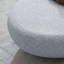 Table basse 55,12 po elliptique en fibre de verre