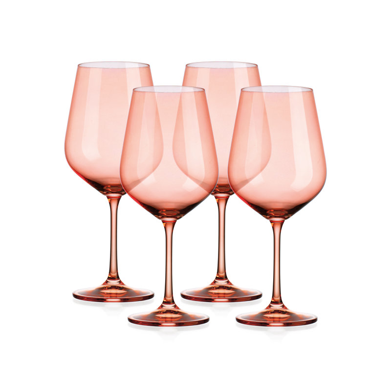 Vin rouge transparent Amelia 23 oz, Pêche