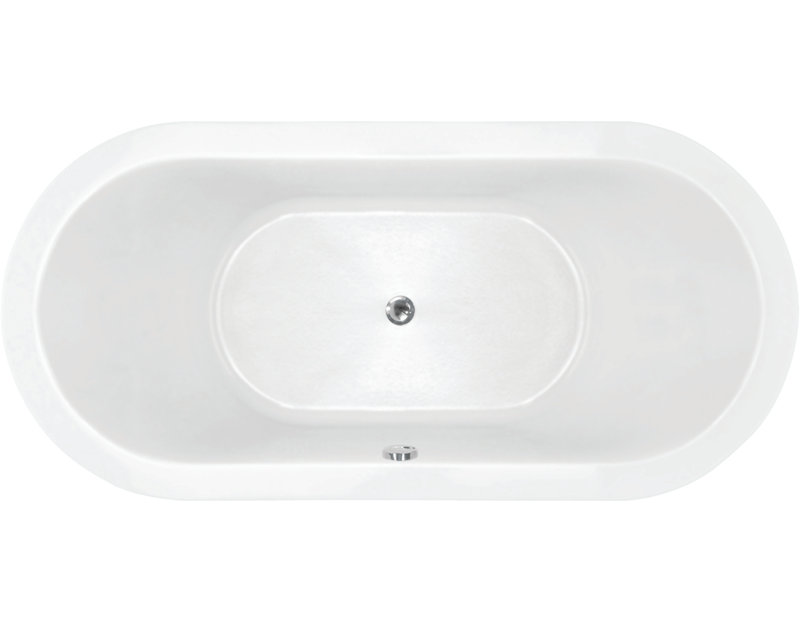 Bain de vache de la loire seulement - alcôve / carrelage, Blanc mat, Noir mat