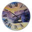 Horloge murale traditionnelle mauve Sunset-517115263