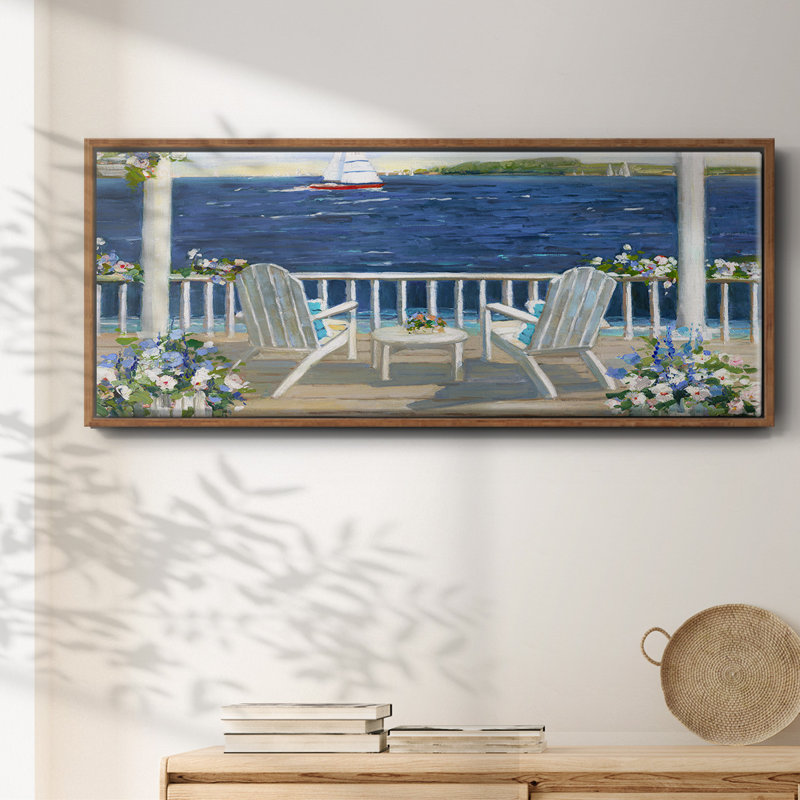 Voile d'été - toile encadrée, H 20 po x l 50 po
