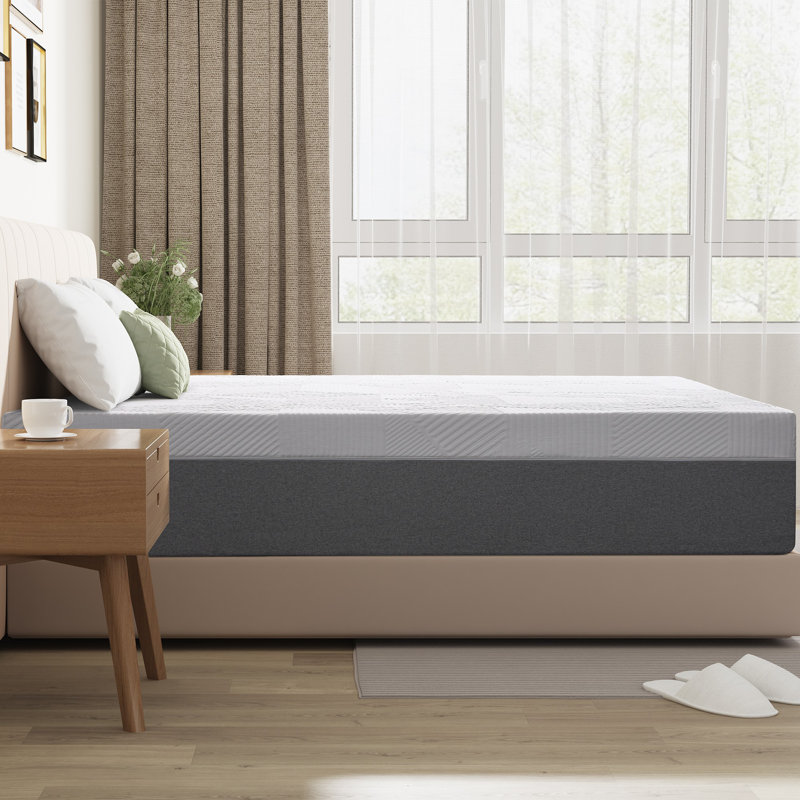DubidapOn 20cm Medium Feeling Gel Memory Foam Mattress with Premium Foam& Breathable Fabric, Mattress In a Box, Lower Motion Transfer