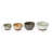 Stoneware Bowls With Reactive Glaze Finish, Set Of 4