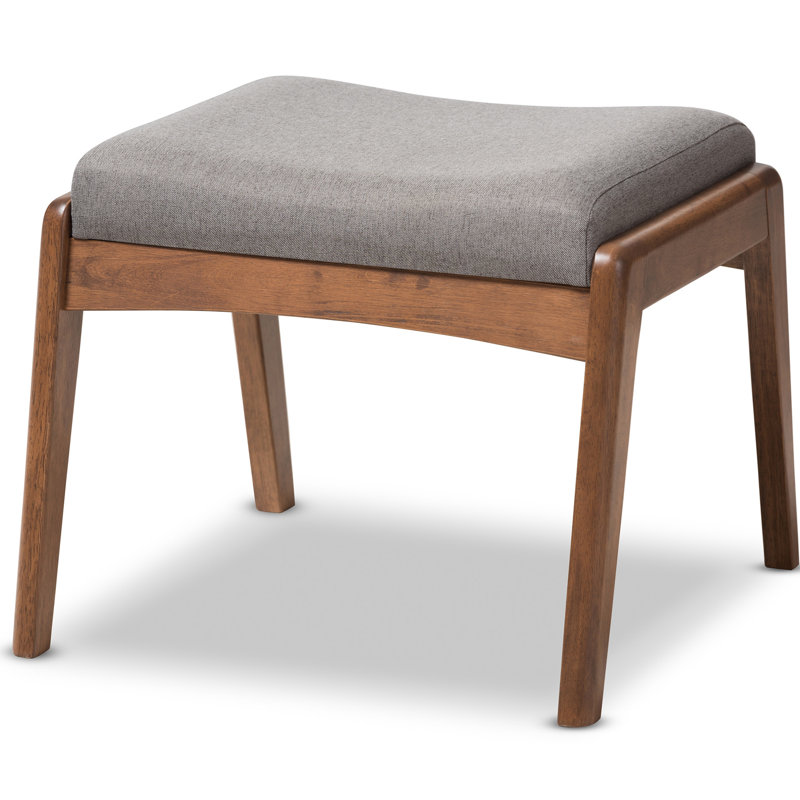 Kellems Upholstered Ottoman, Gray