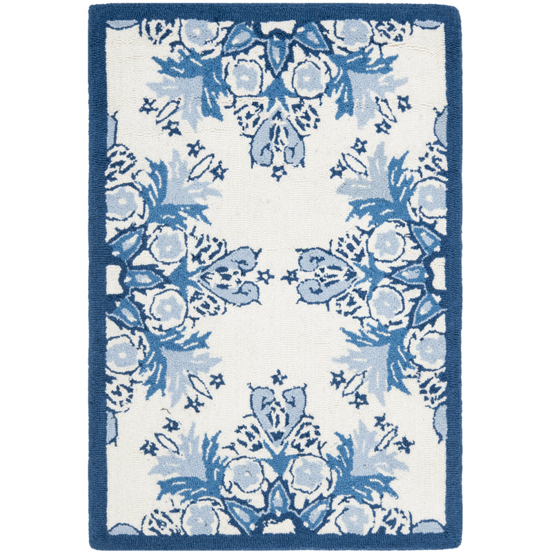 Chelsea Wool Floral Indoor Rug, Rectangle 1 pi 8 po x 2 pi 6 po