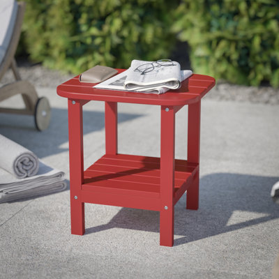 Table d'appoint de style Adirondack toutes saisons de qualité commerciale Fitzgibbons