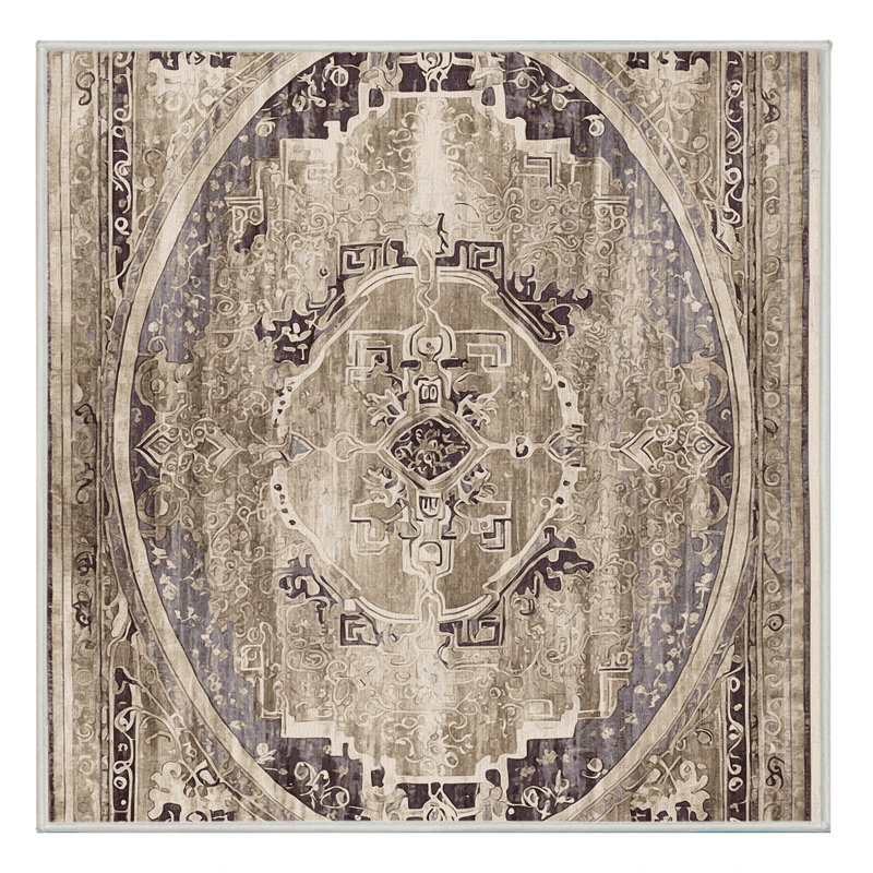 Mycenaean Elegance Rug, Square 3'