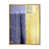 Toile avec cadre flottant or