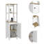 Armoire avec deux tablettes ouvertes-93836526