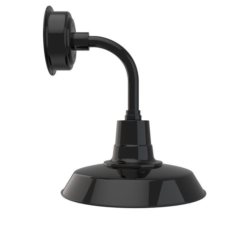 Paulina LED Barn Light, Black, 25.25" H x 14" W x 17.78" D