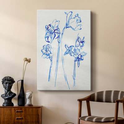Inky Daffodils I - galerie sur mesure