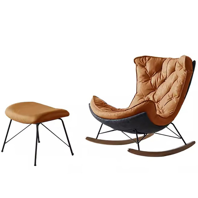 Chaise berçante Nordic, Orange