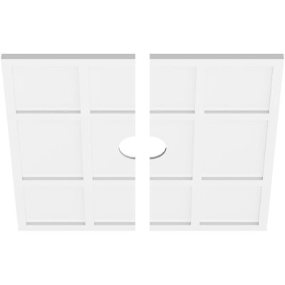 Médaillon de plafond contemporain Rubik