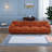 Compression Modular Sofas Chenille 4 Seater Modern Home Lounge