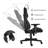 Inbox Zero Adjustable Ergonomic Swiveling PC & Racing Game Chair-659552251