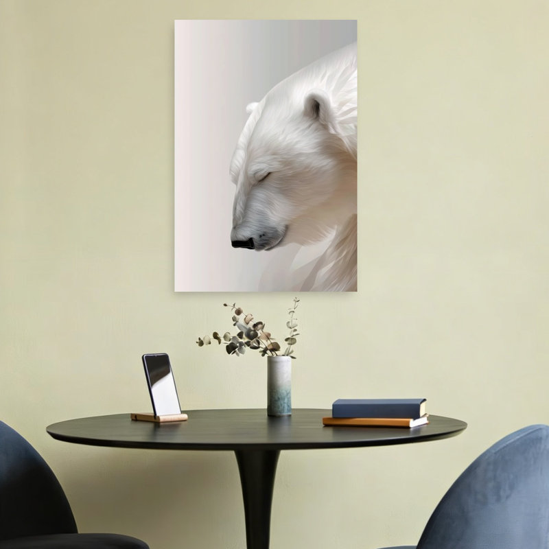 Ours polaire serein, 24" H x 16" W