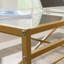 Bureau en L avec plateau en verre, finition blanche
