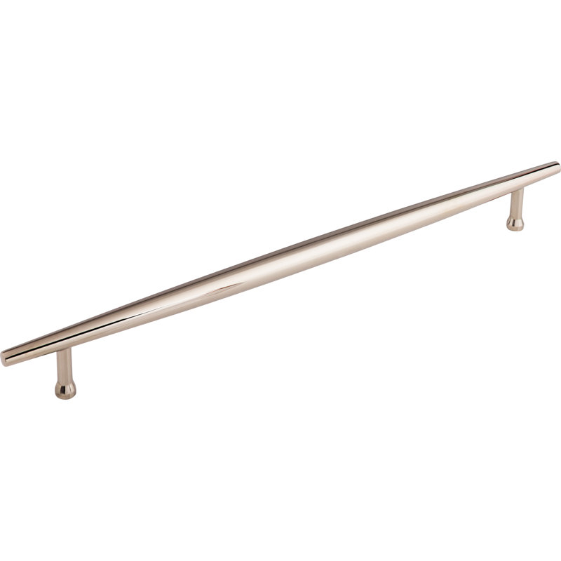 Allendale Bar Pull, Polished Nickel, 12" Center to Center