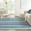 Tapis bleu marine à rayures Gillsville-1374501448