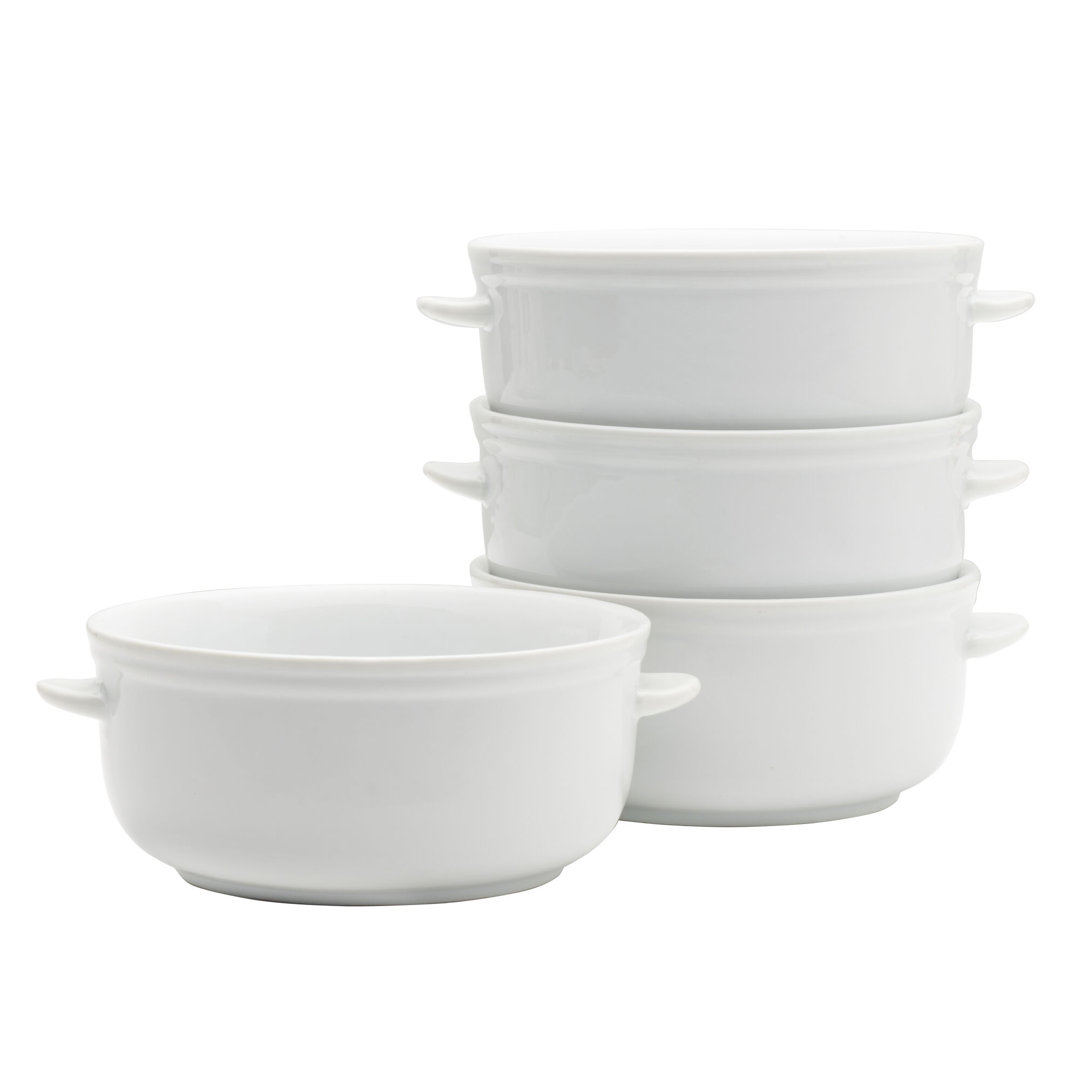 Fitz and Floyd Everyday White Bistro Chili Bowl (Set of 4) Fitz and Floyd