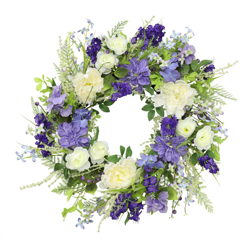 Faux Pine Polyester 24'' Wreath