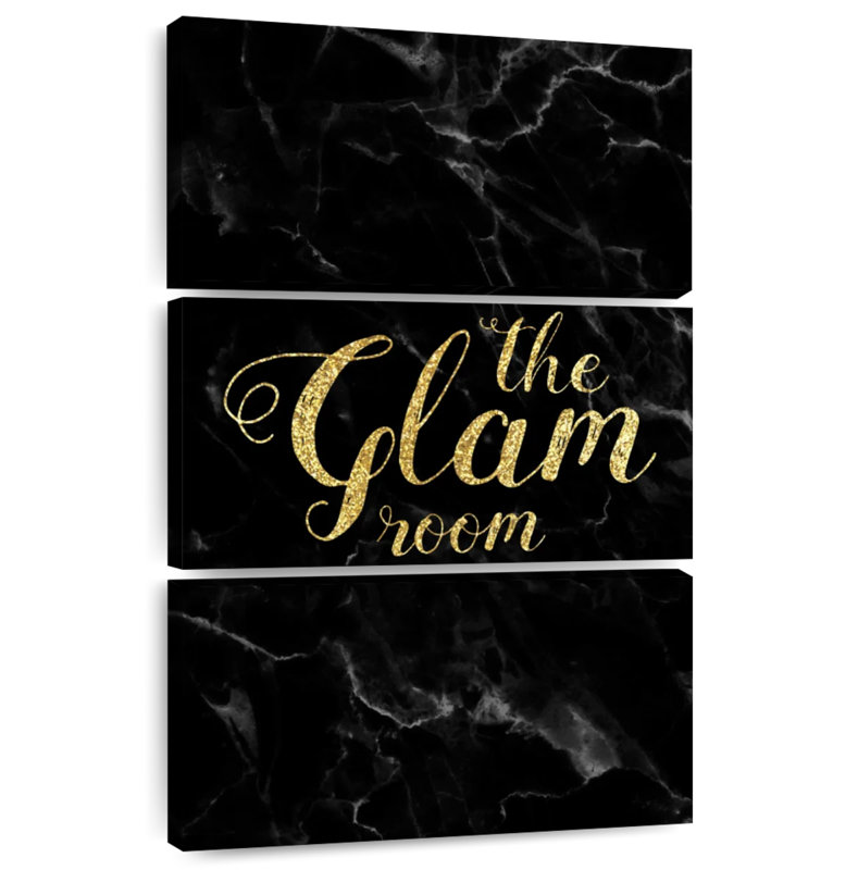 Tergel Marble Glam Room, 50" H x 32" W
