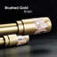 Tringle à rideaux double réglable Zaryan Gold-1343957654