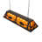 60" Long Buffalo At Lake Oblong Pendant