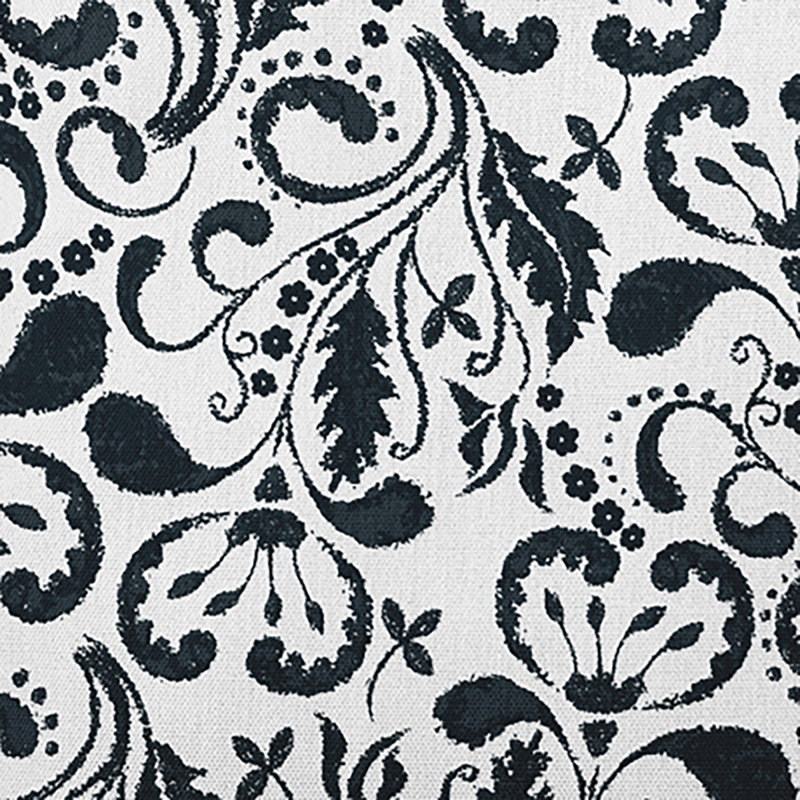 Housse et coussin rectangulaires en polyester / mélange de polyester par E by Design, Noir