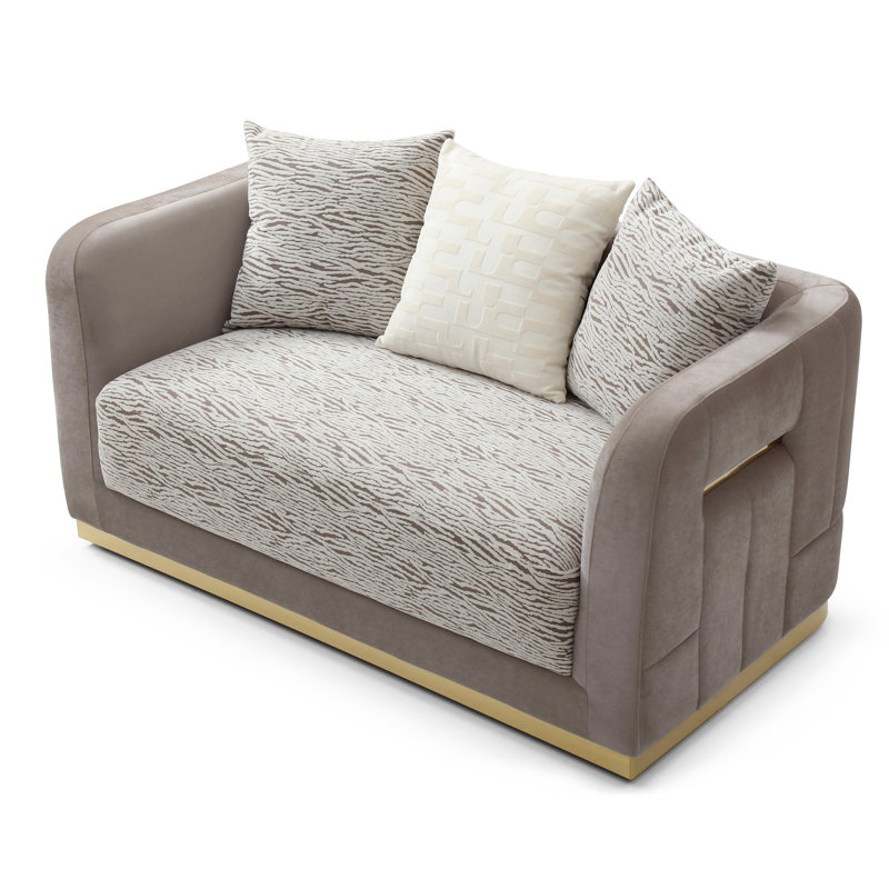 Causeuse Lexington G00280A-L, brun / beige clair