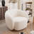 Coheman Upholstered Boucle Swivel Barrel Chair-96429544
