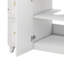 Meuble-lavabo de 36 po avec lavabo en céramique, armoire de rangement pour salle de bain avec tiroirs à double couche et portes à fermeture douce, tablette réglable-115698787
