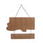 Enseigne murale en bois First Coffee Ensuite
