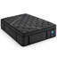 Matelas hybride extra ferme de 35,5 cm (14 po) livré dans une boîte, avec ressorts ensachés individuellement, isolation des mouvements, soutien des bords et soulagement des points de pression, noir mat-1691522581
