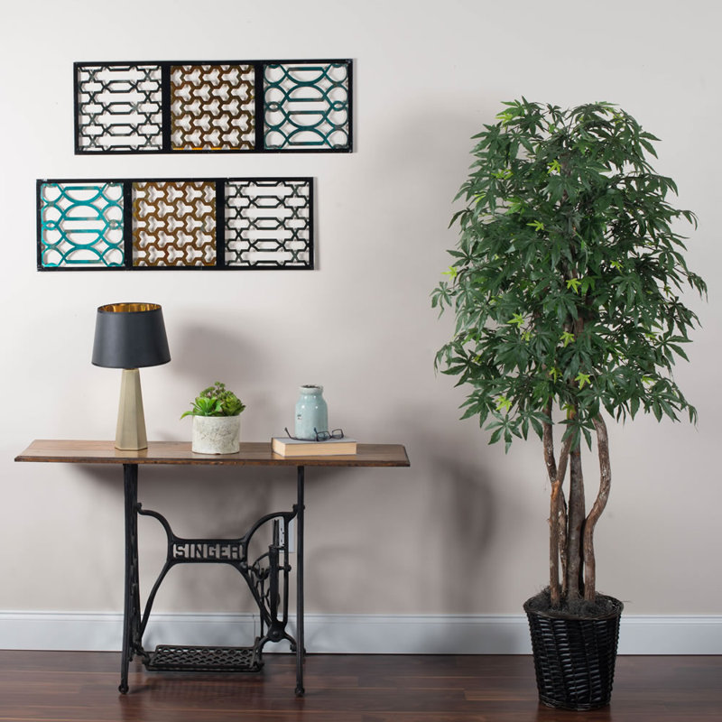 72'' Faux Tree in Wicker/Rattan Basket