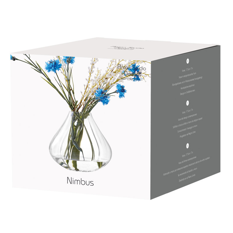 Kahle - Nimbus Vase - Small - Clear, Small