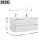 Matthais 120mm Double Bathroom Vanity with Drop In Resin Basin-558571344