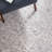 Jamyra Hand Tufted Wool/Cotton Geometric Rug in Ivory/Gray-1799933429