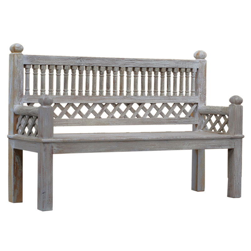 Derekshan Solid Wood Bench