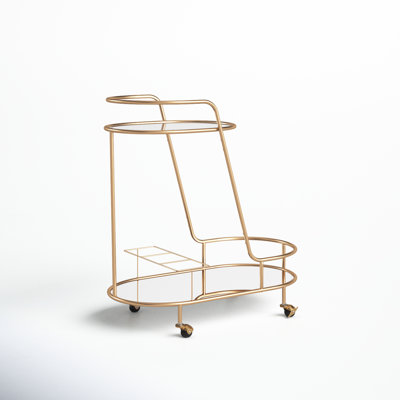 Emalie Metal Bar Cart