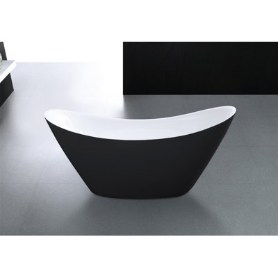 Luna 68'' x 28.9'' Soaking Acrylic Bathtub