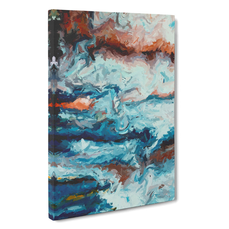 XC1022-1847X Dominant One Abstract - Wrapped Canvas Print, 60cm H x 40cm W x 3cm D