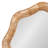 Rashana Scalloped Round Rattan Mirror
