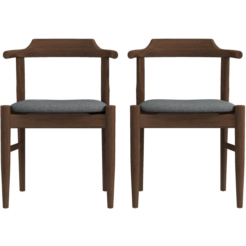 Chaise de salle à manger en tissu Daisy (ensemble de 2)
