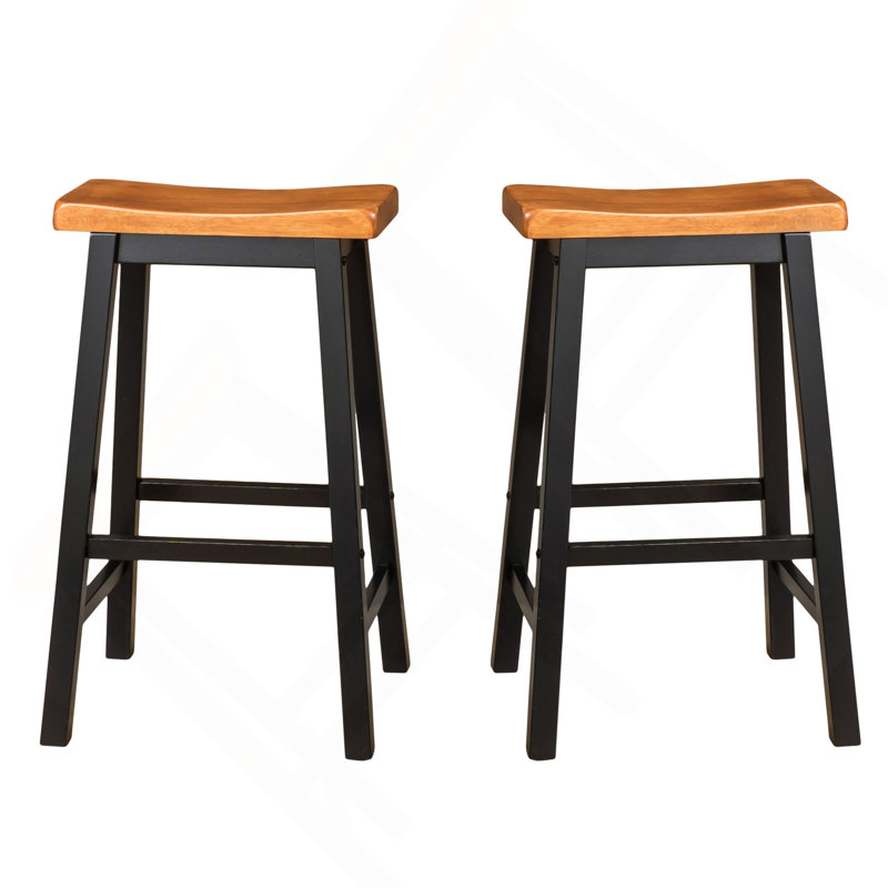 Tabouret d'appoint SADDLE, Tabouret de bar (siège d'une hauteur de 29 po), Brun