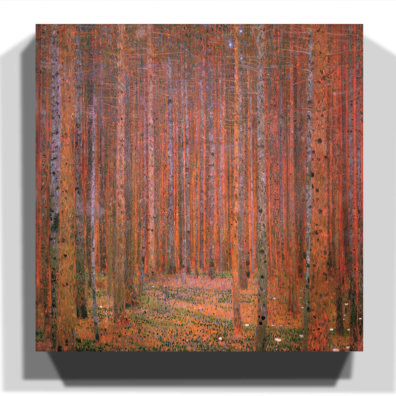 Gustav Klimt - Wrapped Canvas Painting, 76cm H x 76cm W