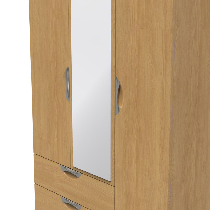 Bhodhini Manufactured Wood Wardrobe
